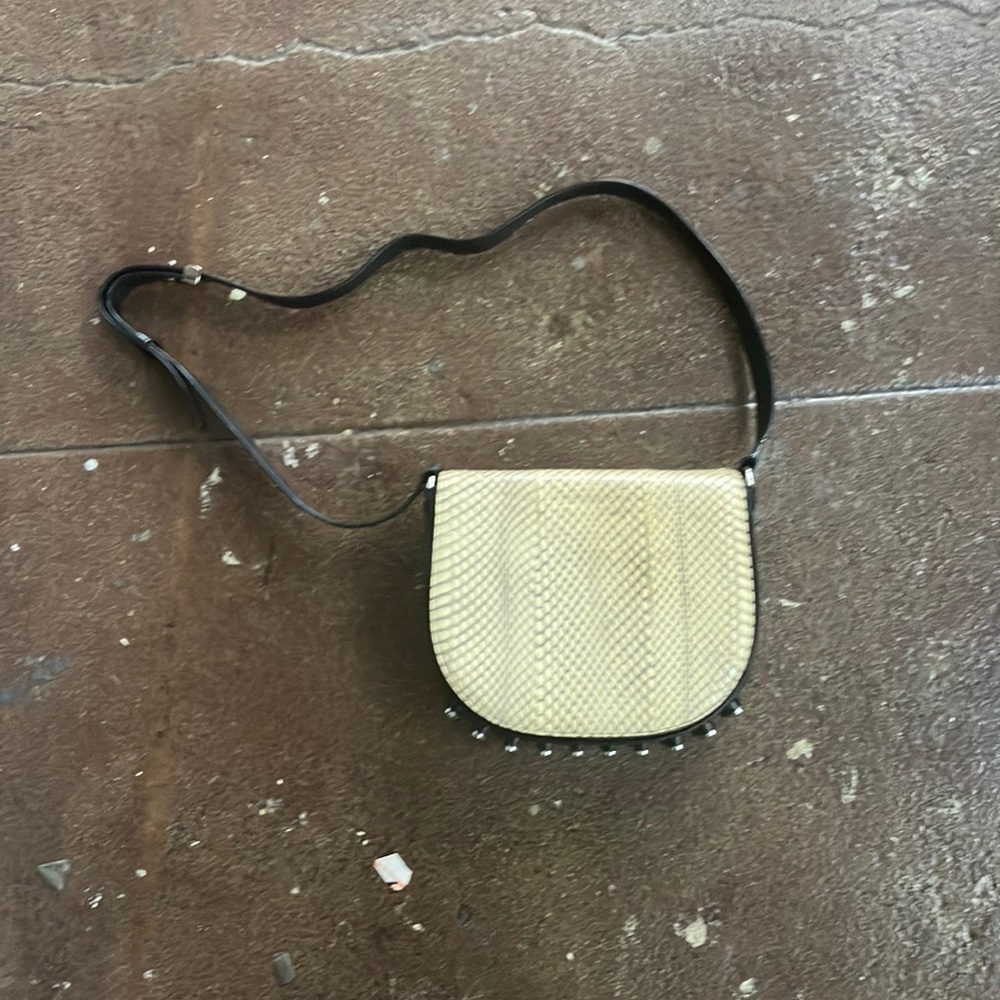 Alexander Wang lia snakeskin bag